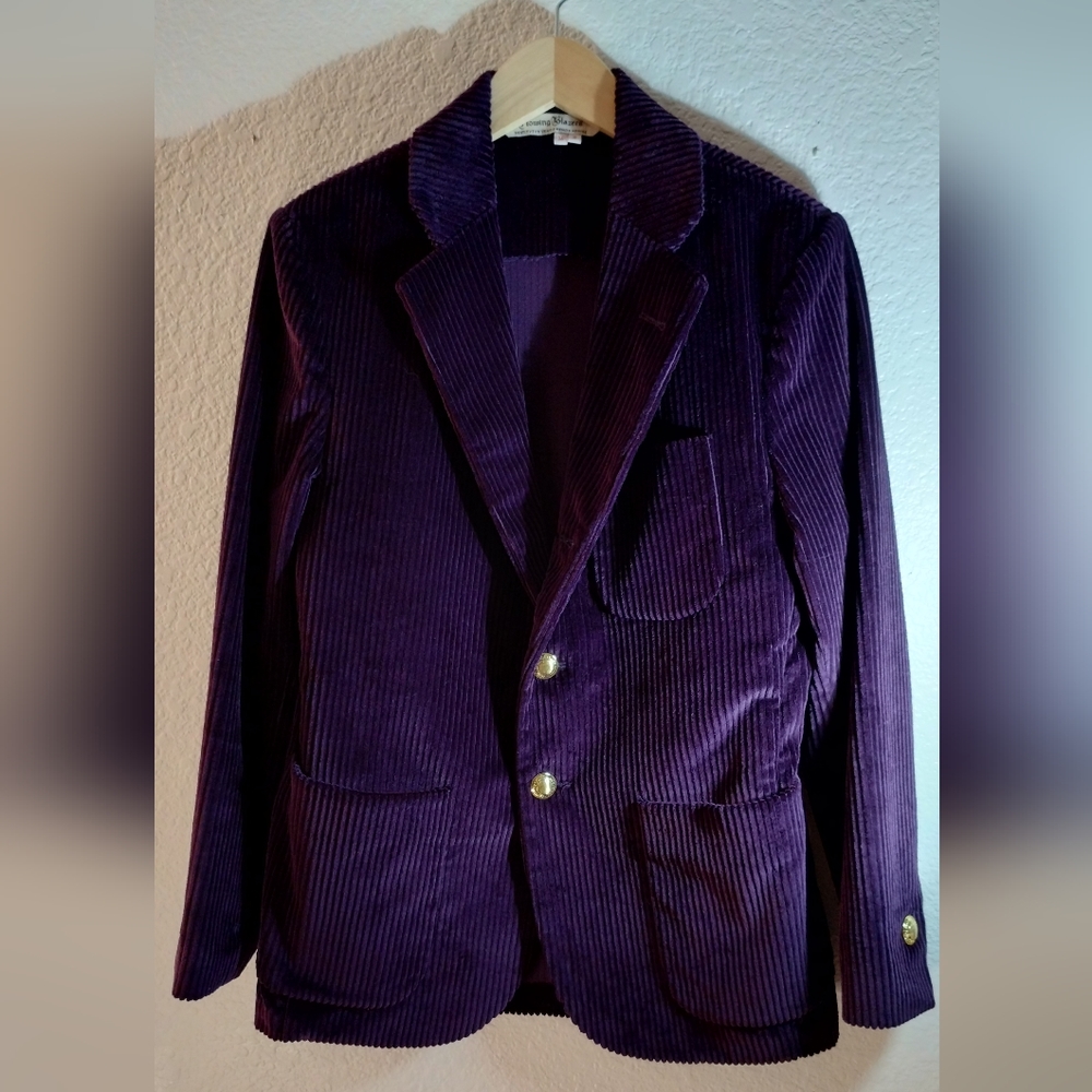 Rowing Blazer Purple Corduroy Blazer
